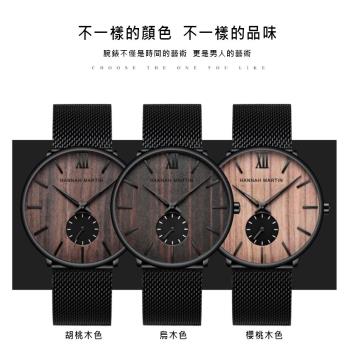 HANNAH MARTIN 木紋質感設計款式錶(HM-1002)