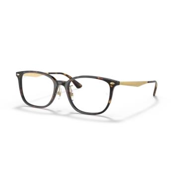 【RayBan】雷朋 光學鏡框 RX5403D 2012 54mm 橢圓框眼鏡 膠框眼鏡 琥珀/金色