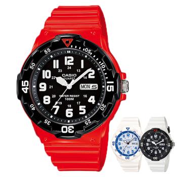 CASIO 卡西歐 MRW-200HC 時尚色彩系列防水運動手錶