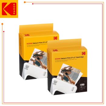 KODAK  柯達 MINI 3 &amp; MINI SHOT3專用 3*3吋相片紙連墨盒 2入組 公司貨