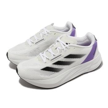 adidas 慢跑鞋 Duramo Speed W 女鞋 白 紫 緩震 輕量 運動鞋 環保材質 愛迪達 IE9688