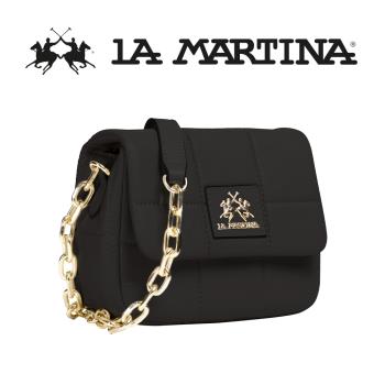 LA MARTINA 頂級雲朵皮革肩背包 LMBA01142T 限量2折 全新專櫃展示品(黑色)