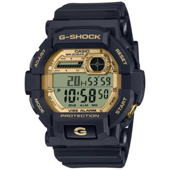 CASIO G-SHOCK 時尚黑金 電子腕錶 GD-350GB-1