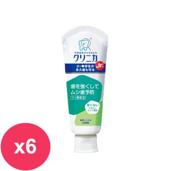 日本獅王固齒佳酵素兒童牙膏(6歲以上)60gx6入