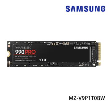 SAMSUNG 三星 990PRO PCle 4.0 NVMe M.2 固態硬碟 1TB MZ-V9P1T0BW