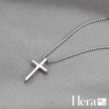 【Hera 赫拉】文青十字架精鍍銀鎖骨鍊 H111062101