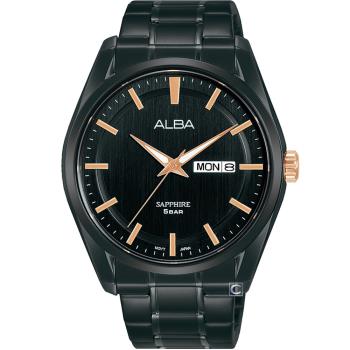 ALBA 雅柏 PRESTIGE系列 紳士品格時尚腕錶-VJ43-X042SD/AV3543X1黑41mm