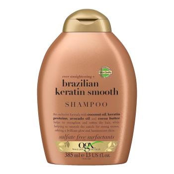 美國Ogx專業洗髮乳--巴西角蛋白(13oz./385ml)*3