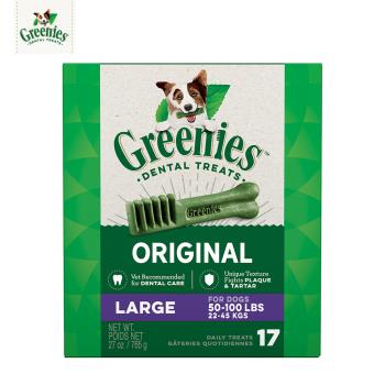 【Greenies健綠】狗潔牙骨 22公斤以上專用 原味 27oz 寵物/潔牙骨/狗食