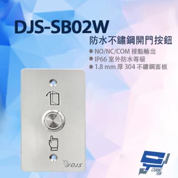 [昌運科技] DJS-SB02W 防水不鏽鋼開門按鈕 開門開關 開門按鈕