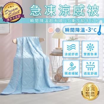 【DREAMSELECT】急凍涼感被(台灣製 180*150) 涼感被 涼被 急凍被 空調被 冷氣被 透氣涼被 被子 棉被 寢具