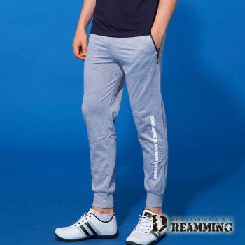 【Dreamming】美式字母印花休閒運動棉褲(共三色)