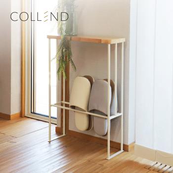 日本COLLEND HAK 實木鋼製玄關桌/牆邊置物桌-DIY
