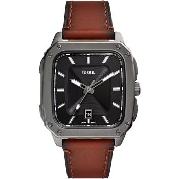 FOSSIL 錶 經典簡約 復古方型時尚腕錶-FS5934
