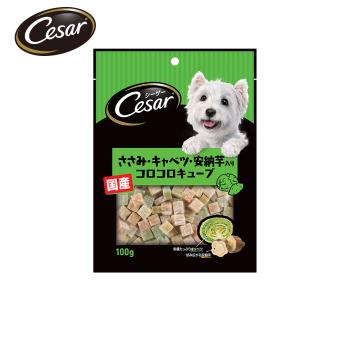 【Cesar西莎】即期品-狗點心 雞肉佐甘藍與安納芋 100g 寵物/狗零食/狗食  效期2025/02/02 