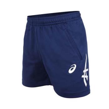 ASICS 男短版針織短褲-五分褲 慢跑 運動 亞瑟士 台灣製 吸濕排汗