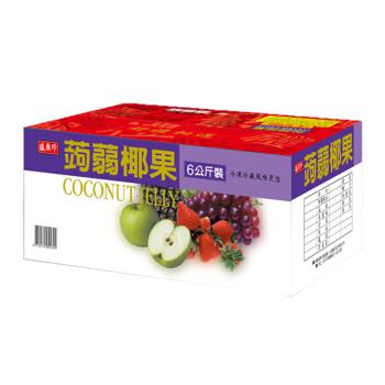 【盛香珍】蒟蒻椰果(綜合口味)6kg/箱(果凍)