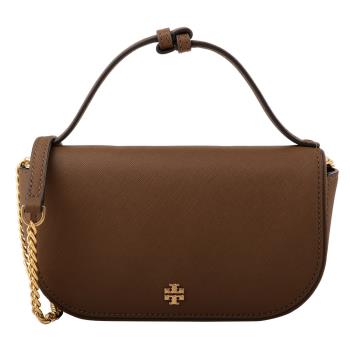 TORY BURCH - Emerson防刮PVC鍊帶手提斜背包(駝)S