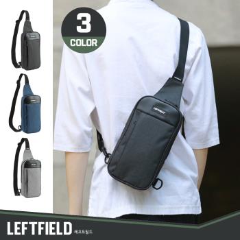 【WHOSE BAG】 韓國製 皮革拼接牛津布斜背包 胸包 側背包 男包 NO.LF720