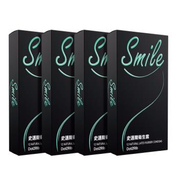 SMILE史邁爾 買2送2 雙環魔粒衛生套保險套(12入/盒*4,共48入)
