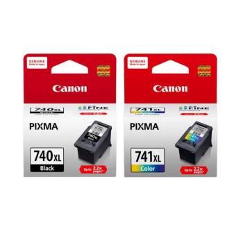 【黑彩組合價】Canon 原廠 PG-740XL 黑色 + CL-741XL 彩色 高容量墨水匣