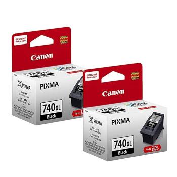 【2入組合價】Canon PG-740 原廠黑色標準容量墨水匣