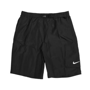 Nike 短褲 Belted 男款 黑 海灘褲 小勾 可收納 速乾 沙灘褲 腰帶 NESSB521-001