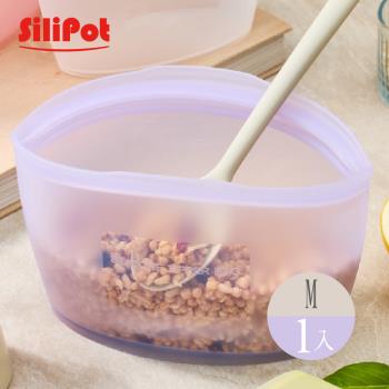 【Silipot】韓國鉑金矽膠料理儲存袋850ml M(副食品儲存袋 料理袋 儲存袋 保鮮袋 食物袋)
