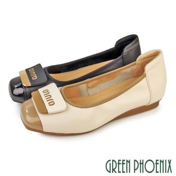 GREEN PHOENIX 女 娃娃鞋 包鞋 平底 便鞋 通勤 上班 方頭 韓國製U11-21201