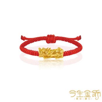 【今生金飾】小貔貅串珠 黃金手繩