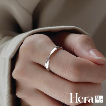 【Hera 赫拉】精鍍銀莫比鎢絲開口戒指 H112090507