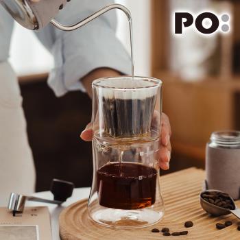 【PO:Selected】丹麥雙層玻璃手沖咖啡濾杯組