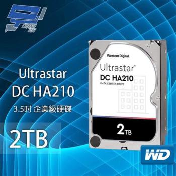 WD Ultrastar DC HA210 2TB 企業級硬碟(HUS722T2TALA604) 昌運監視器