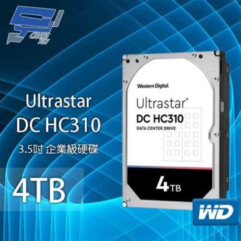 WD Ultrastar DC HC310 4TB 企業級硬碟(HUS726T4TALE6L4) 昌運監視器