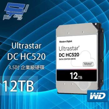 WD Ultrastar DC HC520 12TB 企業級硬碟(HUH721212ALE604) 昌運監視器
