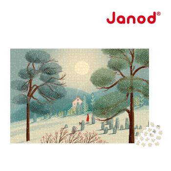 法國Janod  紓壓拼圖 - 冬季仙境 1500 pcs