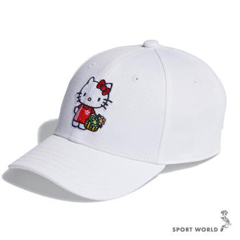 Adidas Hello Kitty 帽子 聯名款 白【運動世界】II3356