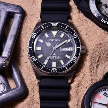 CITIZEN星辰 PROMASTER系列 200米 征服潛水機械腕錶 NY0120-01E