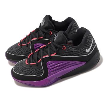 Nike 籃球鞋 KD16 EP 黑 紫 男鞋 氣墊 Vivid Purple 杜蘭特 DV2916-002
