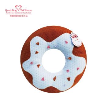 GBPH好寶貝潔牙香氛甜甜圈發聲 療癒系玩具1入-薄荷巧克力