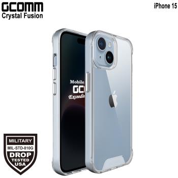 GCOMM iPhone 15 晶透軍規防摔殼 Crystal Fusion