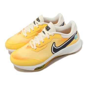 Nike 高爾夫球鞋 AR ZM Infnty TR NXT% NRG M23 寬楦 男女鞋 黃 氣墊 鞋釘 DX9047-701
