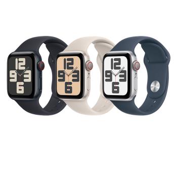 APPLE Watch SE2 LTE 44mm 鋁金屬錶殼配運動型錶帶 (M/L)