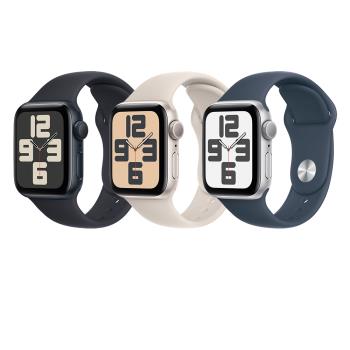 APPLE Watch SE2 GPS 40mm 鋁金屬錶殼配運動型錶帶 (S/M)