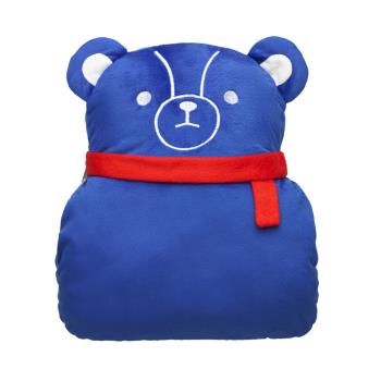 British Bear 英國熊 英倫風三用抱枕毯(冷氣毯/布偶擺飾/午安枕)
