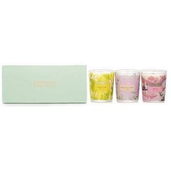 卡羅爾與陳 3 Votive 蠟燭禮盒: Sakura, Jasmine, Rose & Cranberry, Ginger Lily 3pcs
