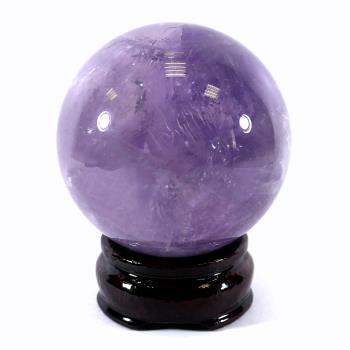 寶峻晶石館 紫水晶球 直徑7.3cm(ARS804)