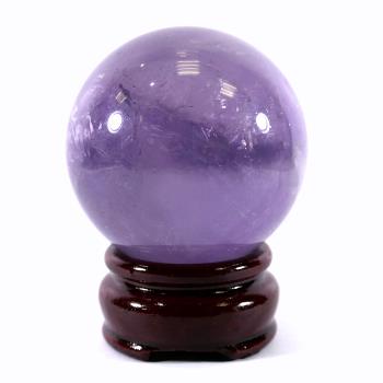 寶峻晶石館 紫水晶球 直徑5.9cm(AR800)