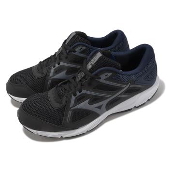 Mizuno 慢跑鞋 Spark 8 男鞋 黑 灰 深藍 基本款 運動鞋 美津濃 K1GA2303-51