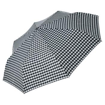 RAINSTORY雨傘-黑白格紋抗UV雙人自動傘